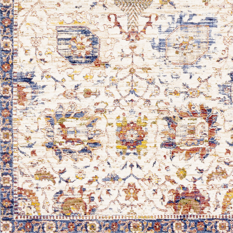 Richmond West Floral Indoor Rug, Rectangle 9'6" x 13'6"