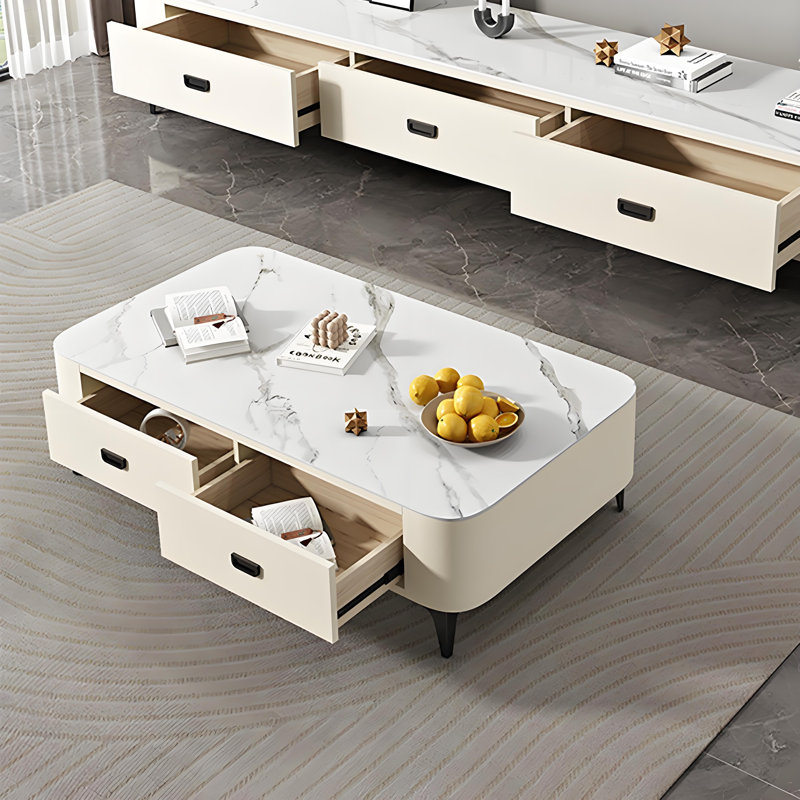 Very simple rock plate coffee table