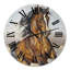 Portrait d'un cheval dans la course - Horloge murale de ferme-60280319