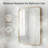 Modern Metal Frame Tempered Glass Wall  Mirrors,  Bathroom Vanity Mirror Set-1878510347-1870640946-1878343451