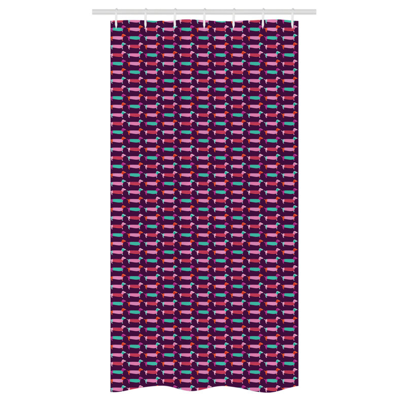 Shower Curtain with Hooks Included, 36" W x 72" L