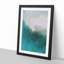 Beach Into the Ocean in Abstract - Picture Frame Graphic Art Print-55683527-55683533
