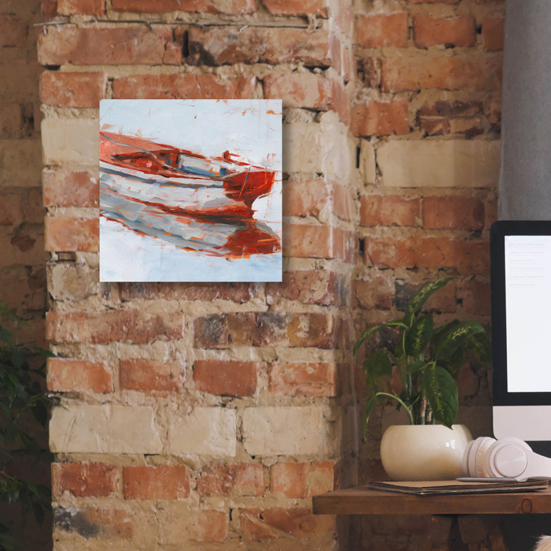 «Still Water Reflections 2» par Ethan Harper, art mural sur toile, H 12 po x l 12 po