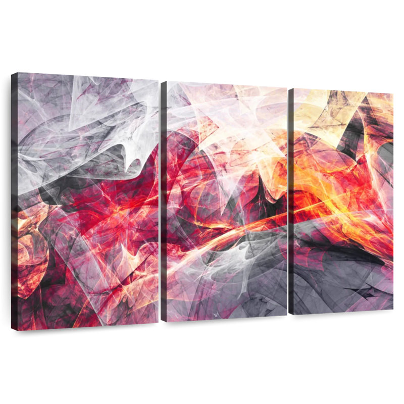 Avery Abstract The Fire Within, 20" H x 33" W