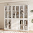 70.9" Display Cabinet With Glass Door