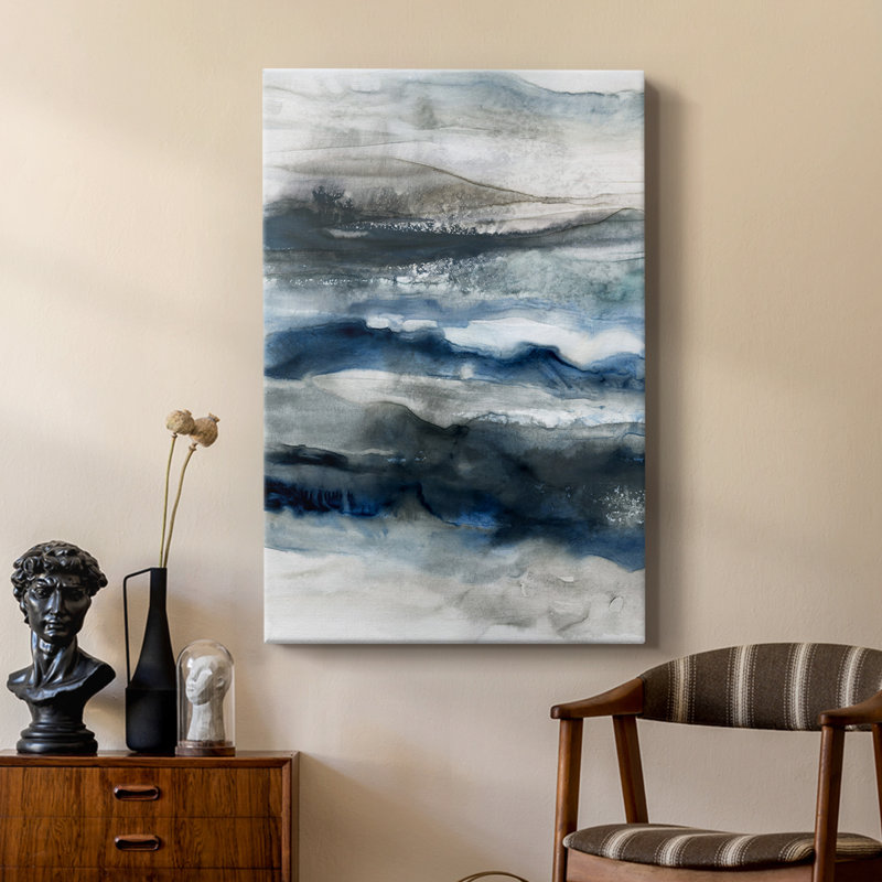 Profondeurs de l'océan - galerie Cavas sur mesure, H 27 po x l 18 po