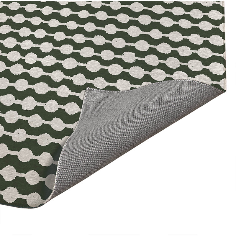 Tapis de bureau léger à pois, L 3 pi x L 2 pi, Chimichurri