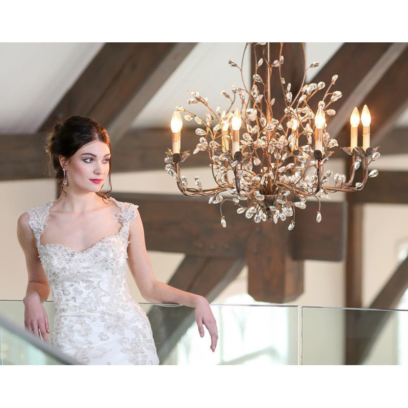 Crystal Bud 6 - Light Chandelier, Cupertino