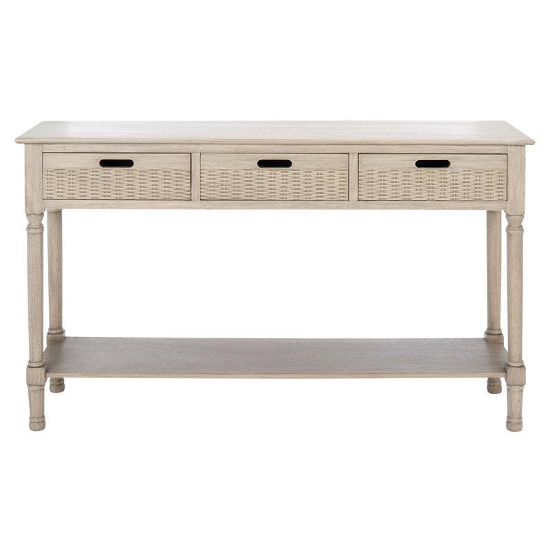 Dupuis Console Table, Greige, 30" H x 47" W x 13" D
