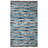 Fellsmere Hand Tufted Bamboo Silk/Wool Abstract Rug in Charcoal/Blue-1942832731