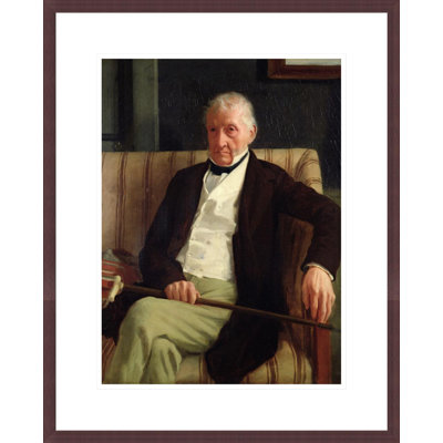 Portrait d'Hilaire Degas (1770-1858), grand-père de l'artiste par Edgar Degas, impression giclée encadrée