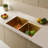 Modern Minimalist Rectangular Stainless Steel Dual Bowl Countertop Drop In Kitchen Sink-122722934