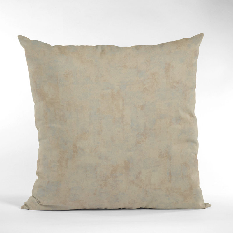 Plutus caché en velours d'îlot avec impression de papier d'aluminium sur un coussin carré de luxe, 16 po x 16 po, Métal
