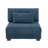 Maelina Upholstered Navy Corduroy Armless Chair with Pillow Back, Single Chair Module Part For Sectional Sofa-114851743