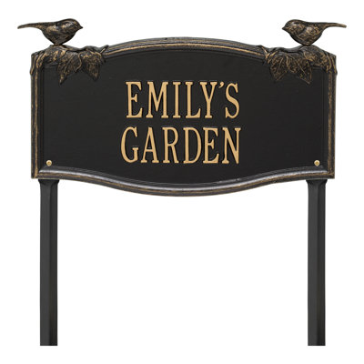 Chickadee Garden Sign