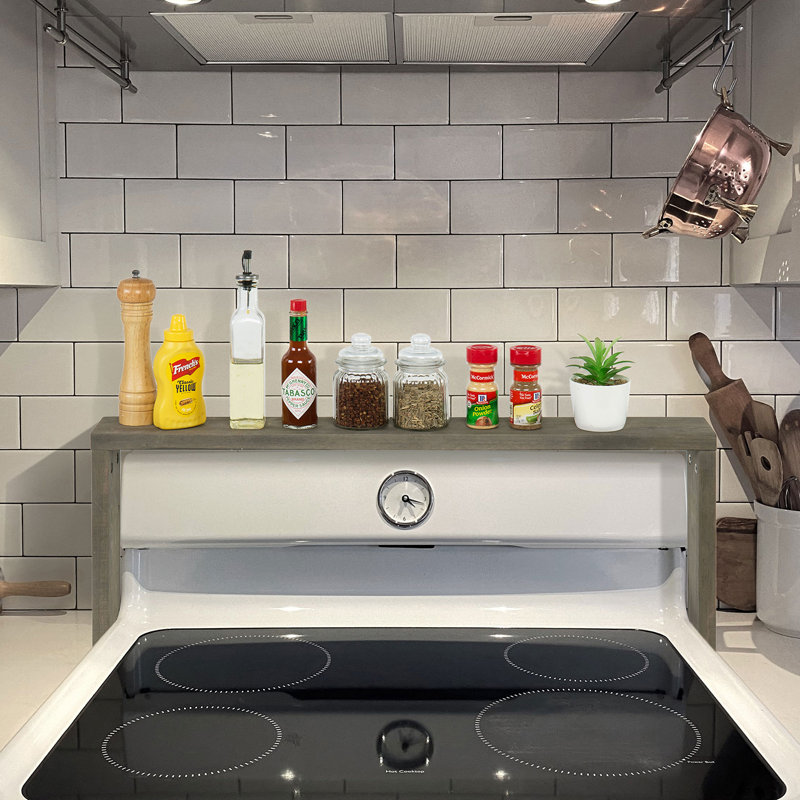 Solid Wood Cabinet Shelving Rack