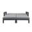 Hoyt Outdoor Metal Double Chaise Lounge-356892664