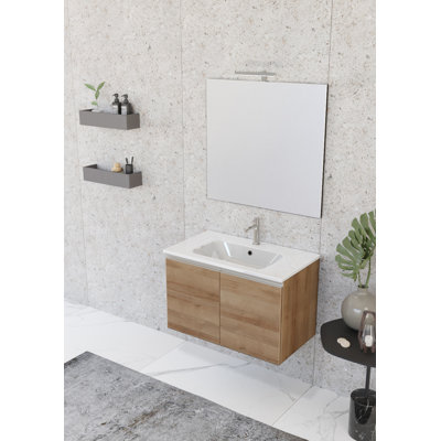 Tate Single Vanity with Integrated Basin