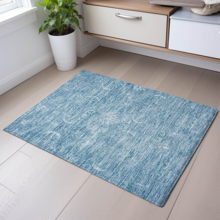 Premium Machine Washable Jamestown AMF1083 Damask Rug
