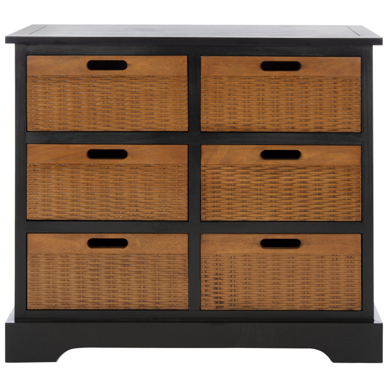 Plotinus 6 - Drawer Accent Chest, Black