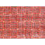 Tapis unique en laine noué à la main des années 1960 de 4 pi 10 po x 7 pi 11 po rouge / noir / orange