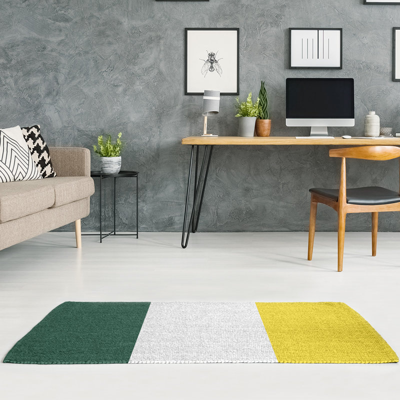Tapis vert/jaune, Rectangle 5 pi x 7 pi