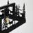 Rustic Dimmable 6-light Rectangular Chandelier For Kitchen Island, Dining Room, Or Living Space