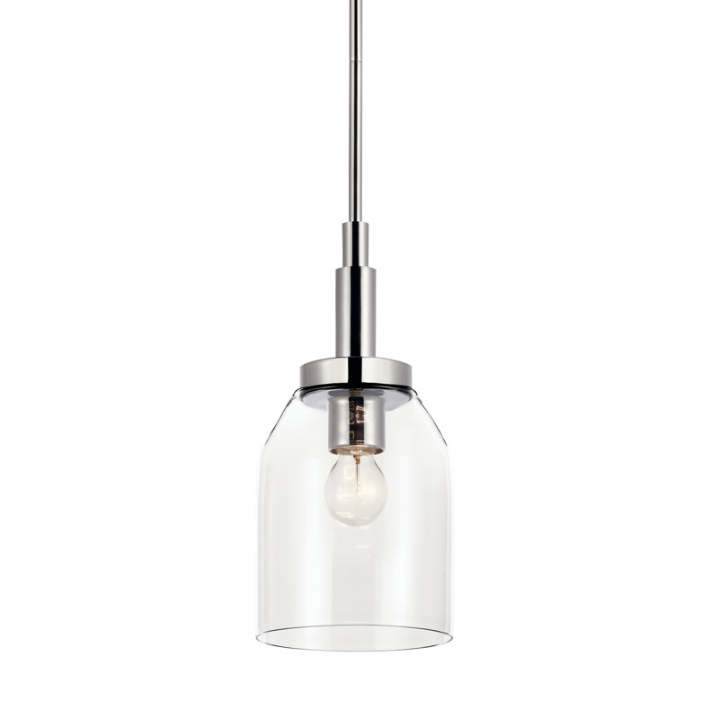 Luminaire suspendu 1 lumière Valmeyer, Chrome