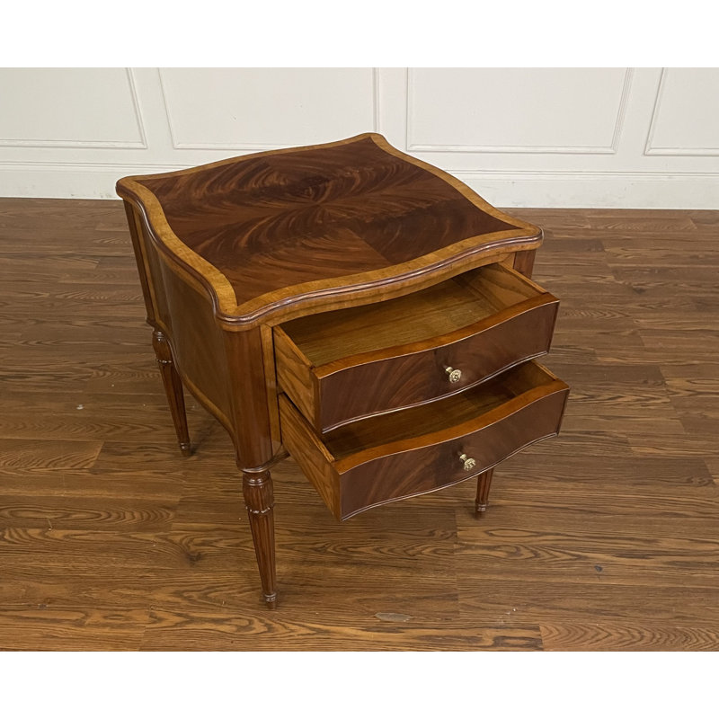 Serpentine End Table