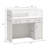 Rectangle Solid + Manufactured Wood Reception Desk with Filing Cabinet
