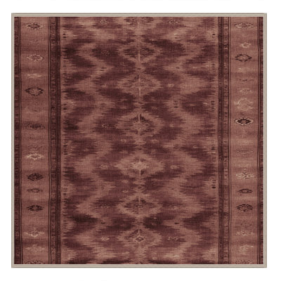 Tapis brun lavable à la machine