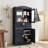 67" Pantry Cabinet, Retro Storage Cabinet