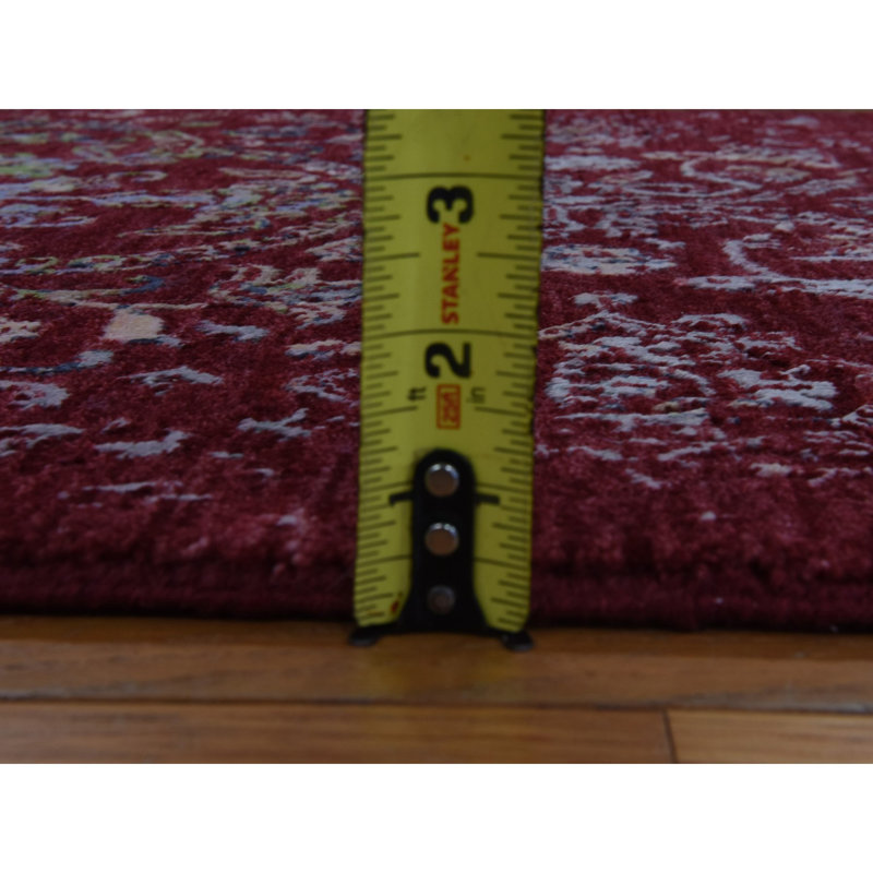 Tapis oriental en laine et soie noué à la main 3 pi x 5 pi 1 po A8B8F25CFD5542C79DC1A91A1BC2FB4A