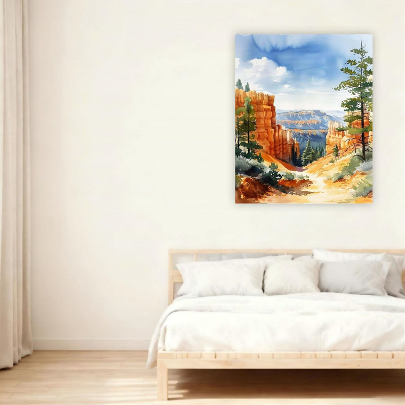 Art mural 24 "x 36" National Canyon