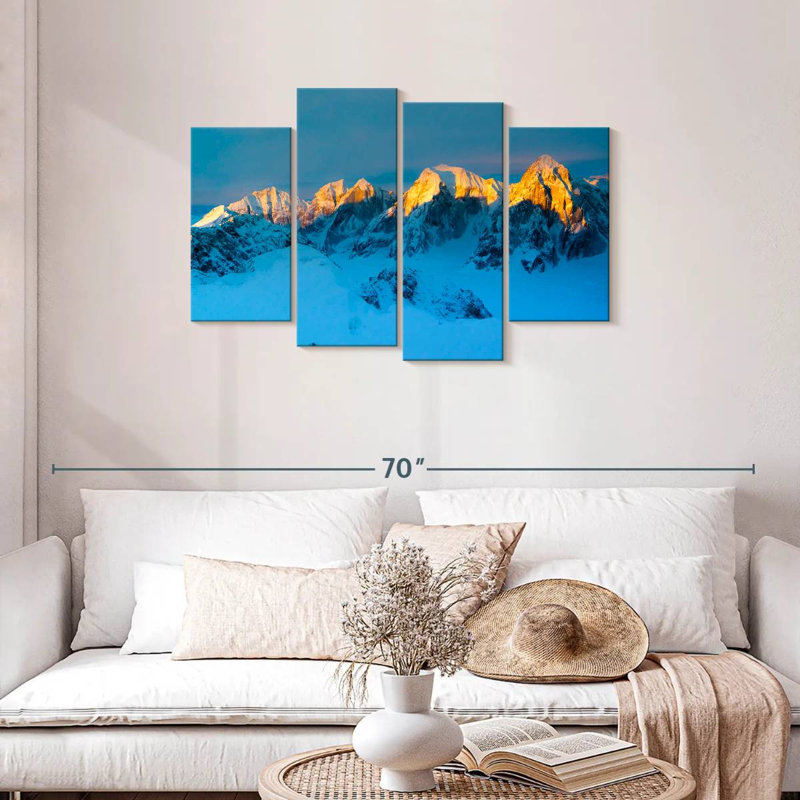 Alvord Alaskan Mountain Sunrise, 27" H x 43" W