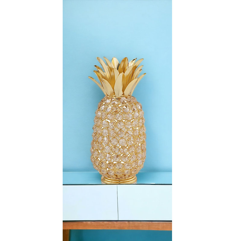 Cristal Pina Oja Cristal Pineapple, Gold