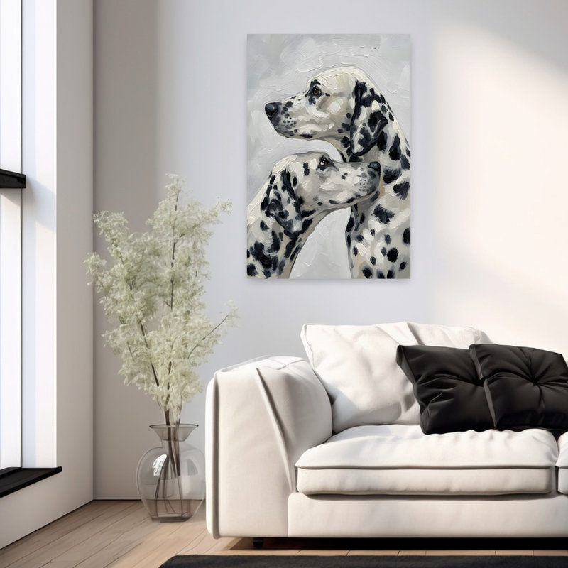 Art dalmatien moderne, H 36 po x l 24 po