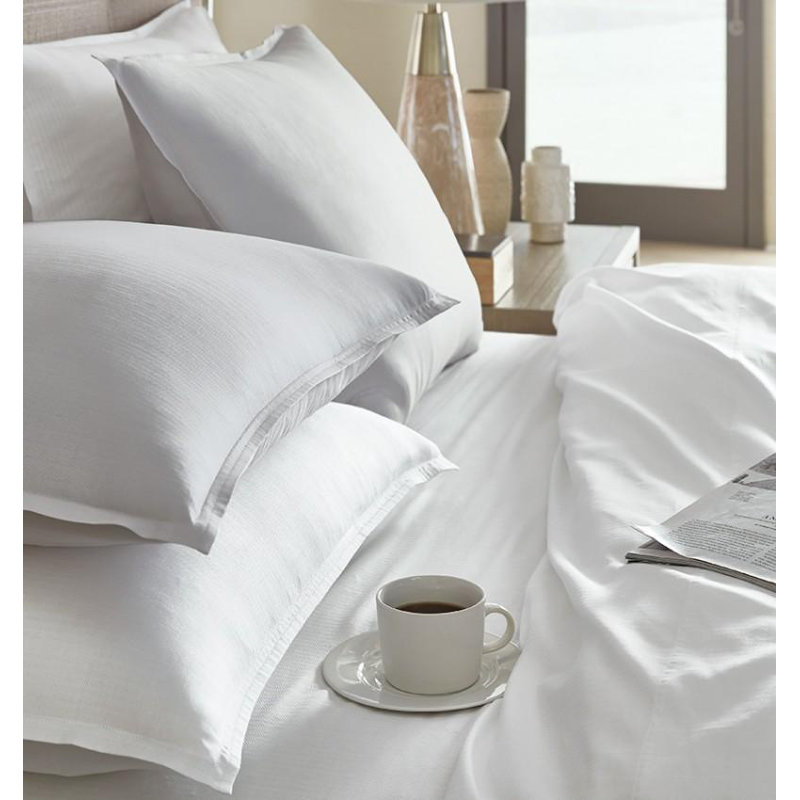 Tesoro Percale Flat Sheet, Full/Queen Flat Sheet, White