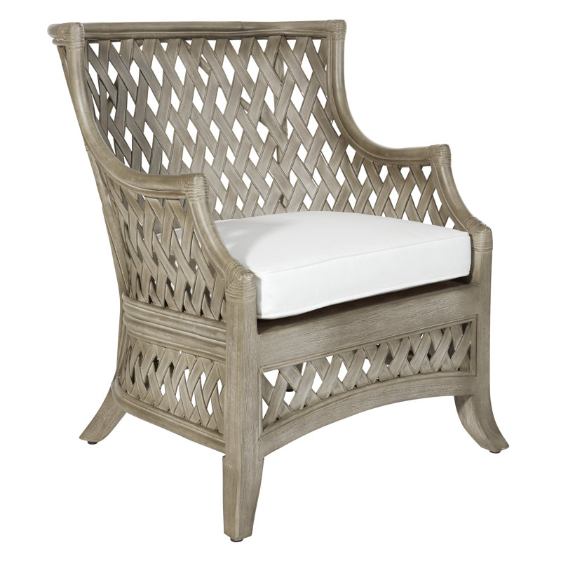 Weldon Upholstered Armchair, Gray Washed