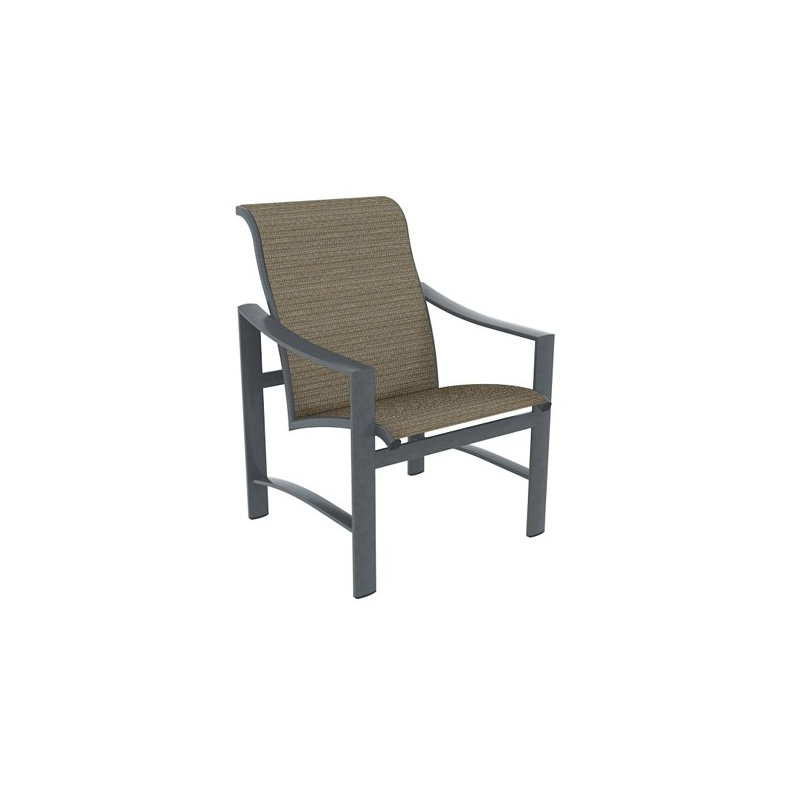 Kenzo Outdoor Dining Armchair, Bogota, Graphite