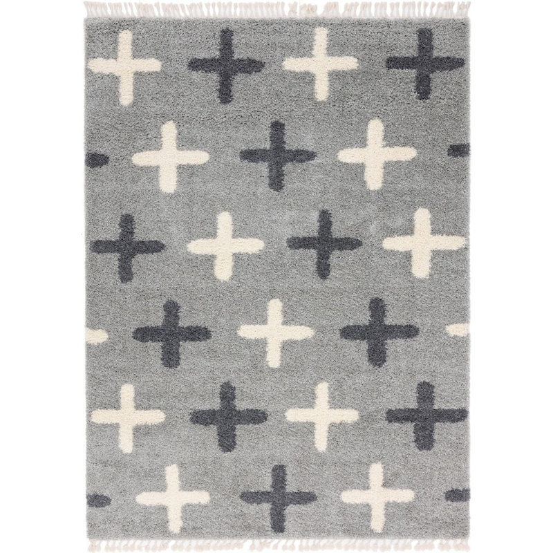 Mitzy Geometric Indoor Rug, Rectangle 2'2" x 3'