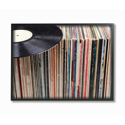 Vintage Records Display - Graphic Art