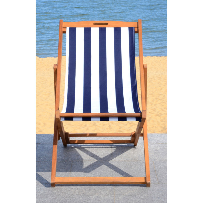 Chaise De Plage Inclinable Hydeville, Marine