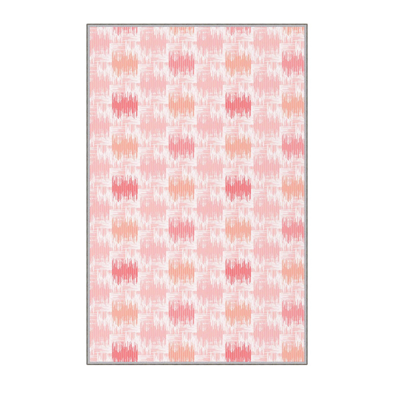 Stylish Hall Carpet 2.6 x 4.9 Feet, 100% Polyester with 8 mm Pile Height | Antibacterial, Non-Slip PVC Felt Dot Underside | Machine Washable, 3D Digital Printing | Perfect for Home Entryways & Living Spaces