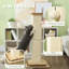 3-in-1 Cat Scratching Post, 67cm Cat Scratcher with Track Ball Toy 34*34*67 cm MDF 1 Piece Cat Scratching Post Oak Hanging Toy Ball-1520272437