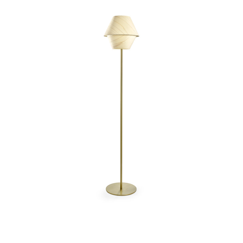 Hotel Floor Lamp, Gold, Natural White, Non-Dimmable