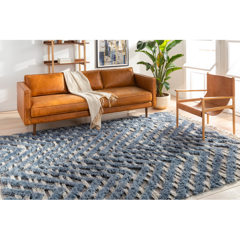 Vada Wool Area Rug, Rectangle 8' x 10'