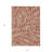 3' X 5' Orange And Ivory Floral Washable Indoor Outdoor Area Rug