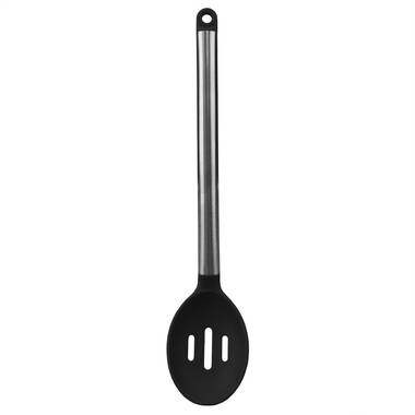 4 Pieces Silicone Slotted Spoons Silicone Nonstick Mixing Spoon Heat  Resistant for Baking, Serving and Stirring