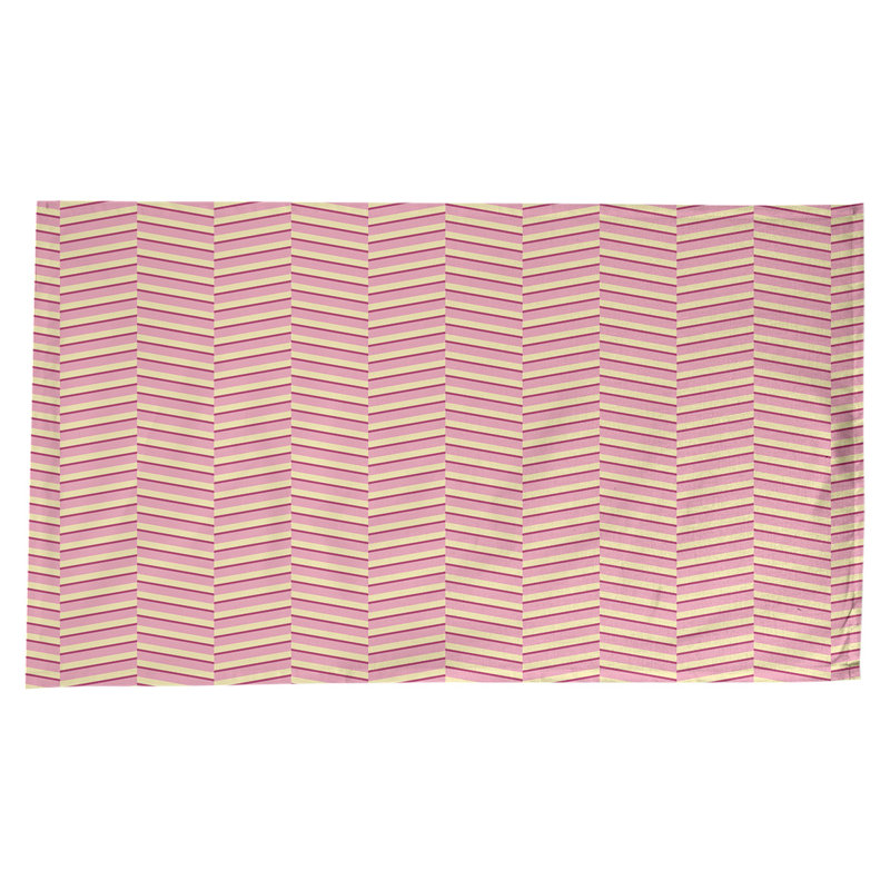 Rayures fracturées Nappe, Rose/jaune